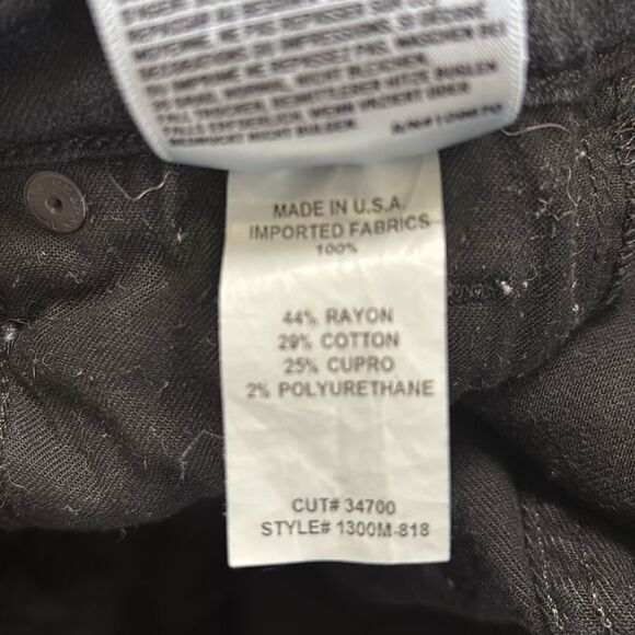 COH CITIZENS OF HUMANITY Women's Black Jeans Skinny size 25 avedon skinny - Picture 6 of 9